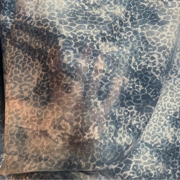 Alberto Makali Sheer Blue Crop Top Size Small - Picture 4 of 4